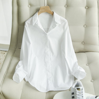 Chemise classique pour femme à manches longues à boutons Chic und Stil