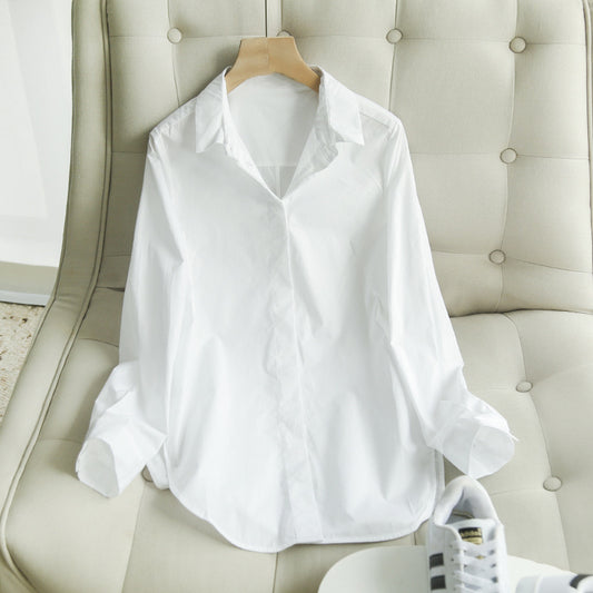 Chemise classique pour femme à manches longues à boutons Chic und Stil