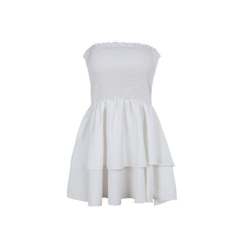 Robe minime échelonnée sans bretelles Chic und Stil