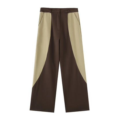 Cropped jacket for women and chic and stylish pants set