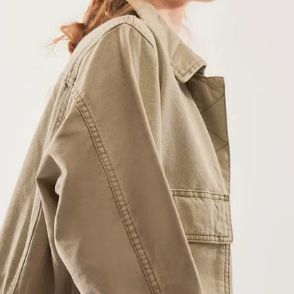 Dames décontractée veste oversized Chic und Stil