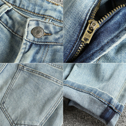 Authentic Vintage Look Women’s Slim-Fit Jeans with High Waist Chic and Style