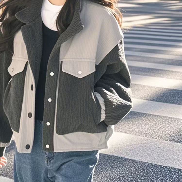 Veste en polaire surdimensionnée et à la mode pour femmes avec un design texturé Chic & Stil