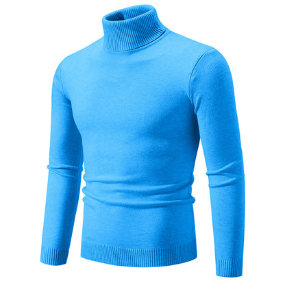 Men's Elegant High-Quality Knit Turtleneck Pullover Chic and Style