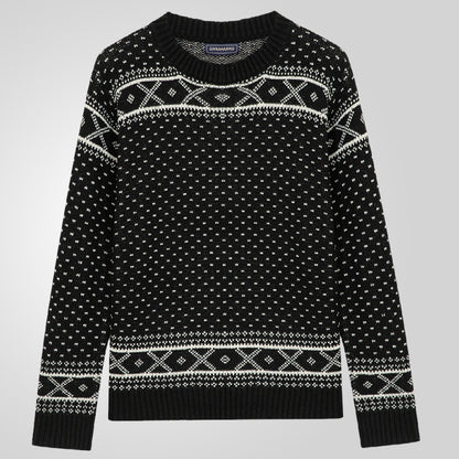 Homme Pull à motif avec motif norvégien classique Chic und Stil