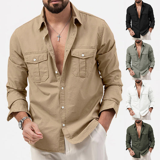 Chemise à manches courtes pour hommes avec deux poches poitrine et coupe moderne Chic und Stil