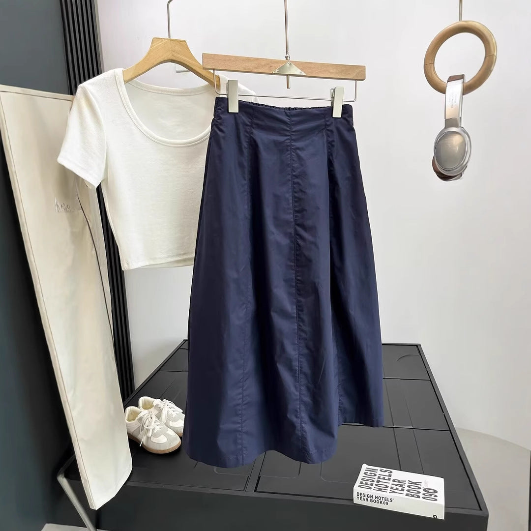 Jupe midi pour femmes à coupe élégante et fermeture éclair pratique Chic & Stil