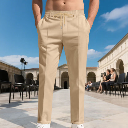Chic and Style Elegant leisure pants for men with elastic waistband