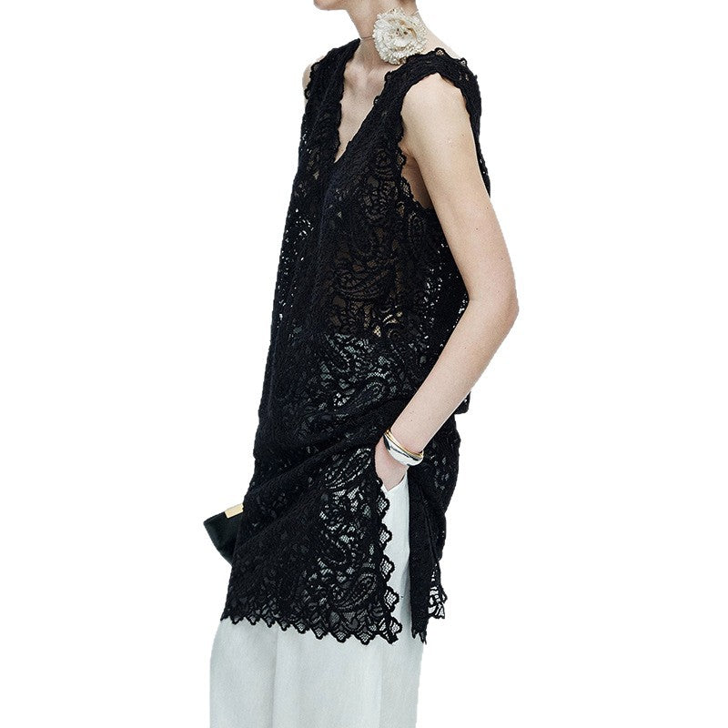 Tunique à superposition en dentelle pour femmes Chic und Stil