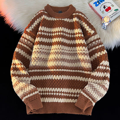 Ladies structured knit pullover Chic und Stil