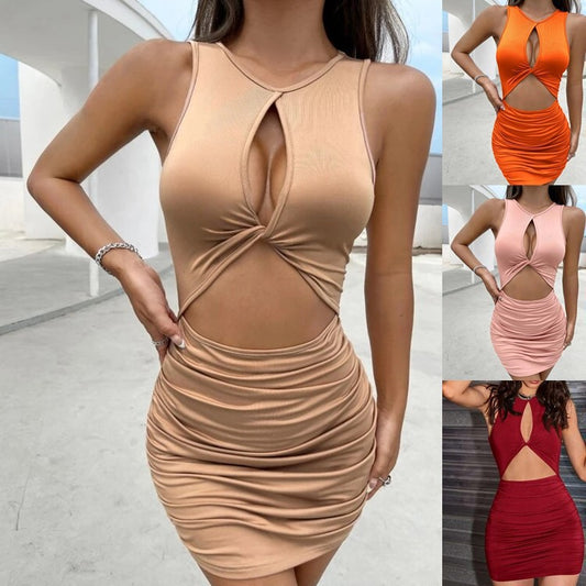 Robe minime ajustée pour femmes avec détails cut-out Chic und Stil