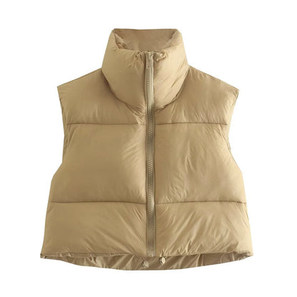 Dames gilet de chaleur jusqu'aux hanches Chic und Stil