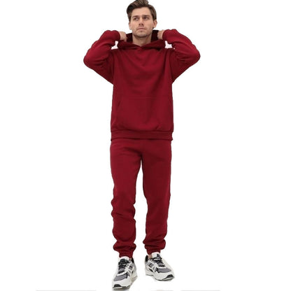Men's comfortable hoodie and chic jogger pants