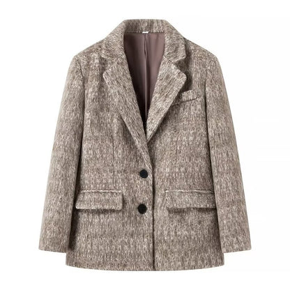Dames élégant blazer en mélange de laine de haute qualité Chic und Stil