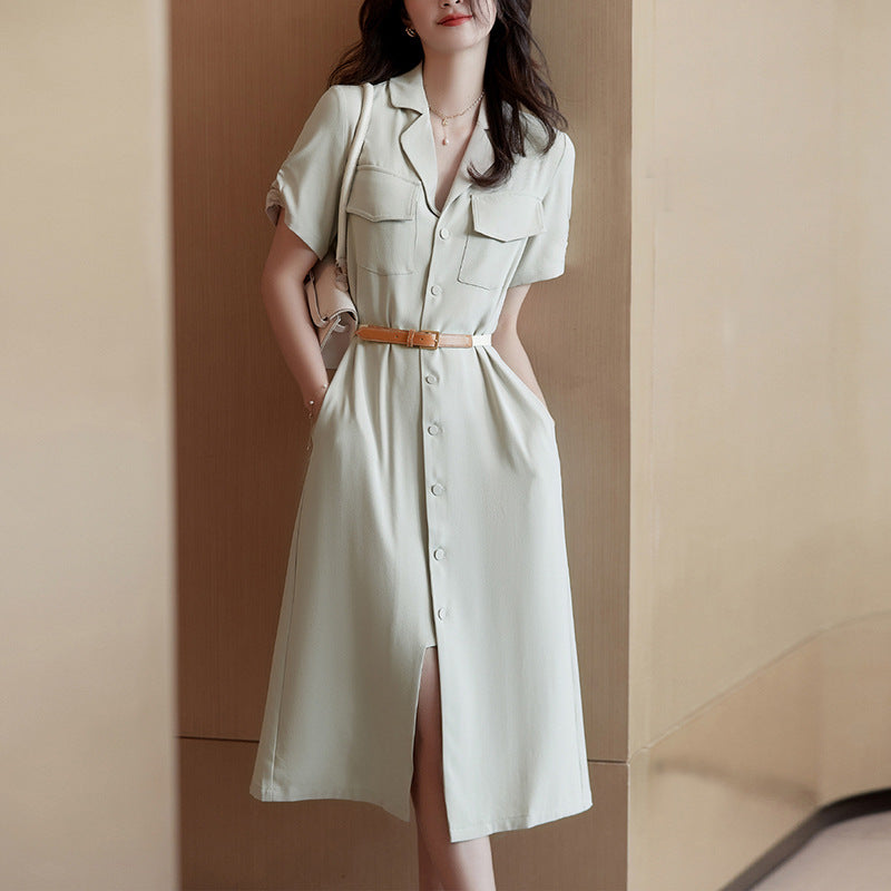 Robe chemise utilitaire pour femmes Chic und Stil