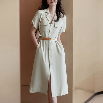 Robe chemise utilitaire pour femmes Chic und Stil