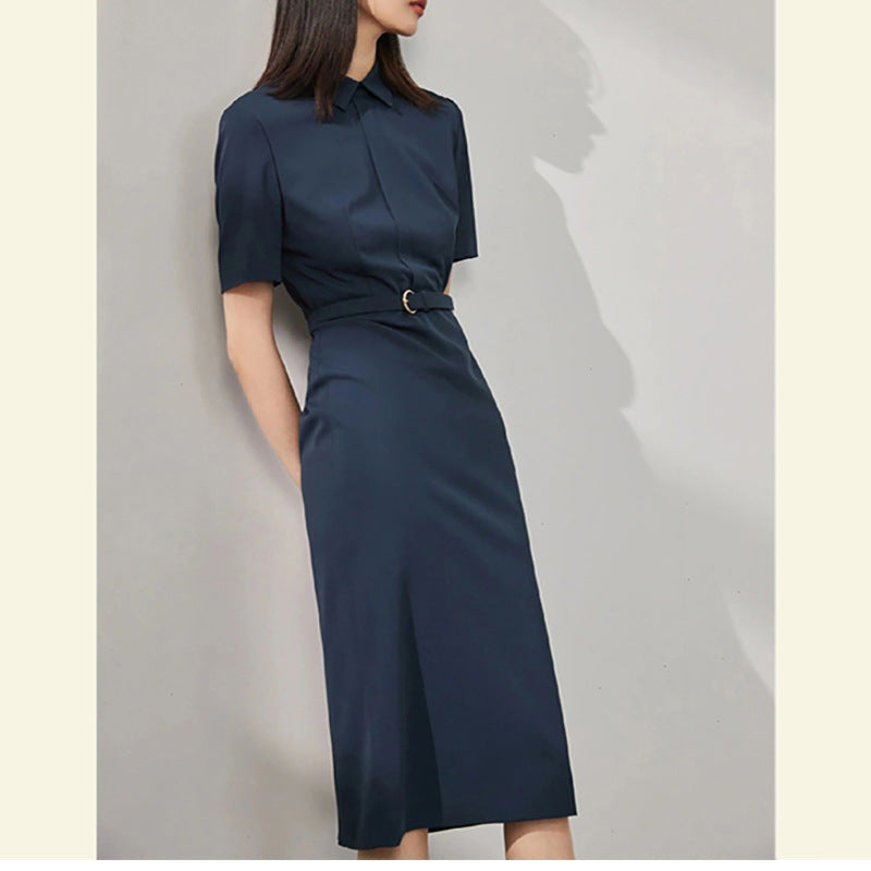 Robe chemise sur mesure pour femme avec ceinture Chic und Stil