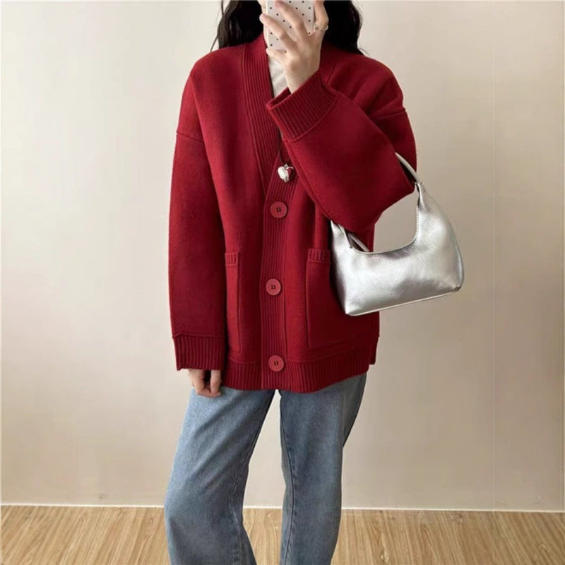 Cardigan en tricot confortable pour femmes Chic und Stil