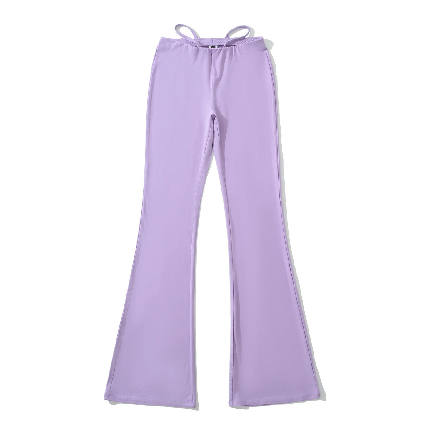 Elegant flared pants for women with a high waist and practical side pockets Chic and Style