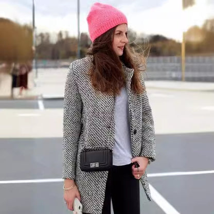 Dames élégant, blazer à motifs avec design texturé Chic und Stil