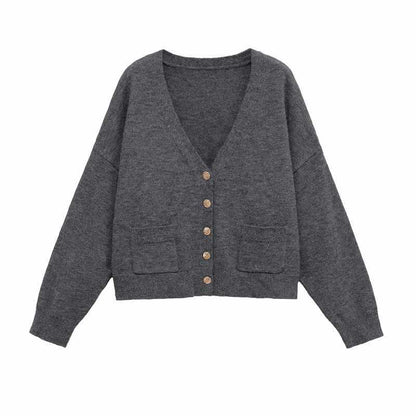 Dames gilet décontracté à boutons et poches Chic und Stil