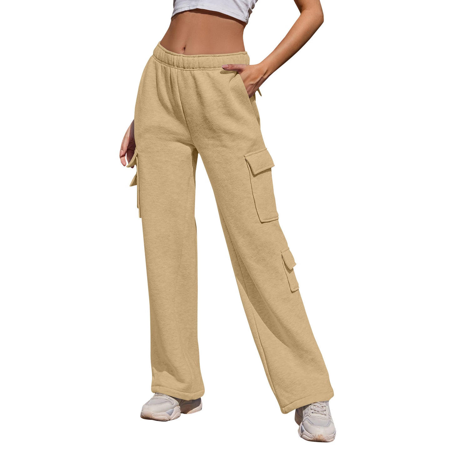 Women's casual chic cargo pants