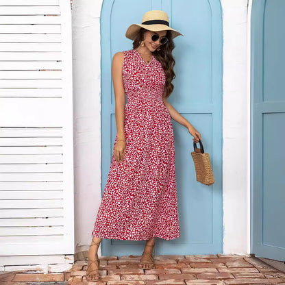 Robe maxi à fleurs pour femmes Chic und Stil 1751507311