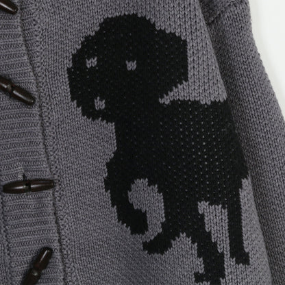 Damen cardigan avec des motifs d'animaux ludiques et des détails de boutons Chic und Stil