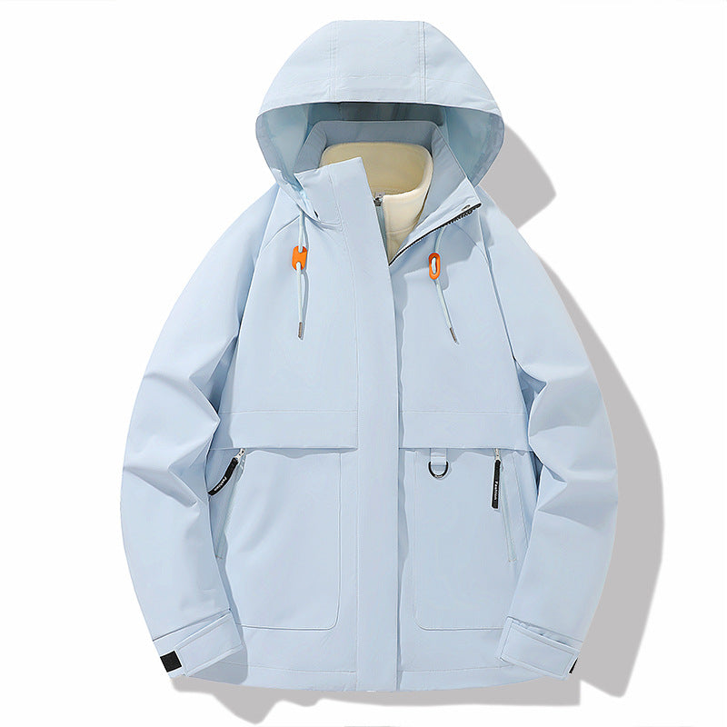 Functional jacket for men with adjustable hood and waterproof material Chic and Style