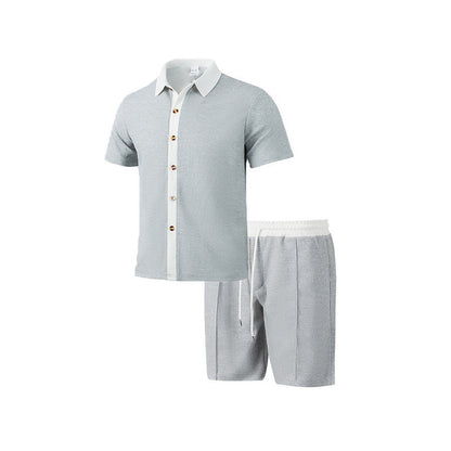 Homme décontracté t-shirt à manches courtes et ensemble de shorts de sport Chic und Stil
