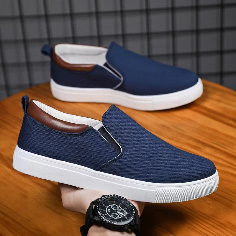 Baskets slip-on confortables pour femmes avec une structure de surface respirante Chic und Stil