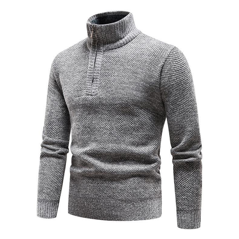 Pull homme avec demi-zip et design structuré Chic und Stil