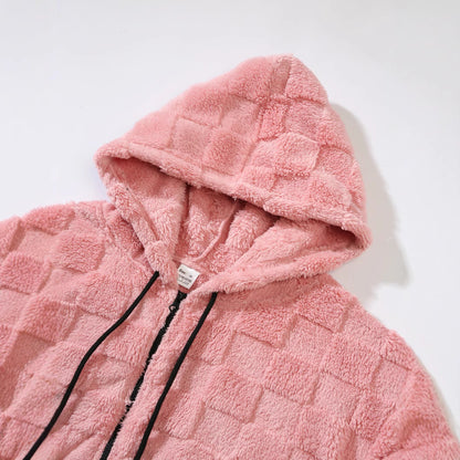 Men's fleece jacket with a structured design and a practical zipper Chic and Style