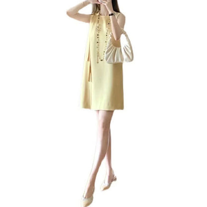 Robe effet shift sans manches élégante pour femme Chic und Stil
