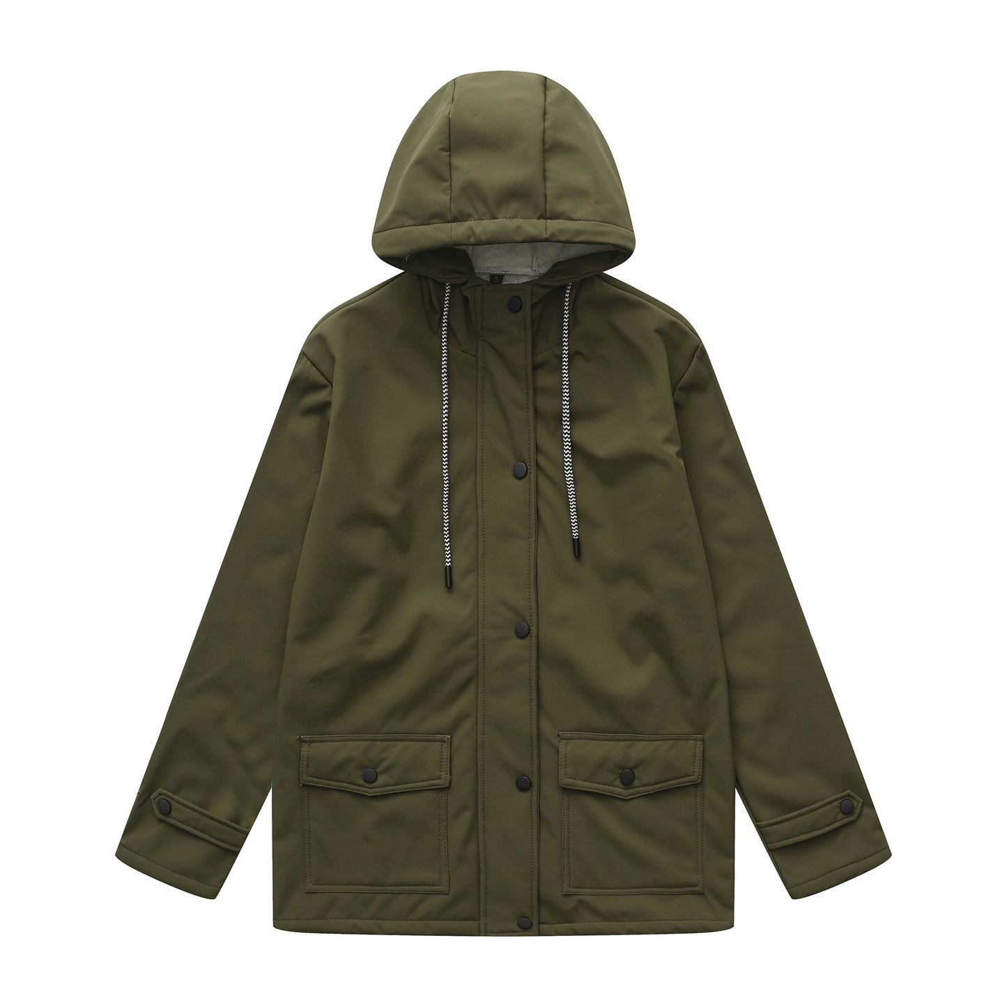 Women outdoor water-repellent jacket with adjustable hood Chic and Style