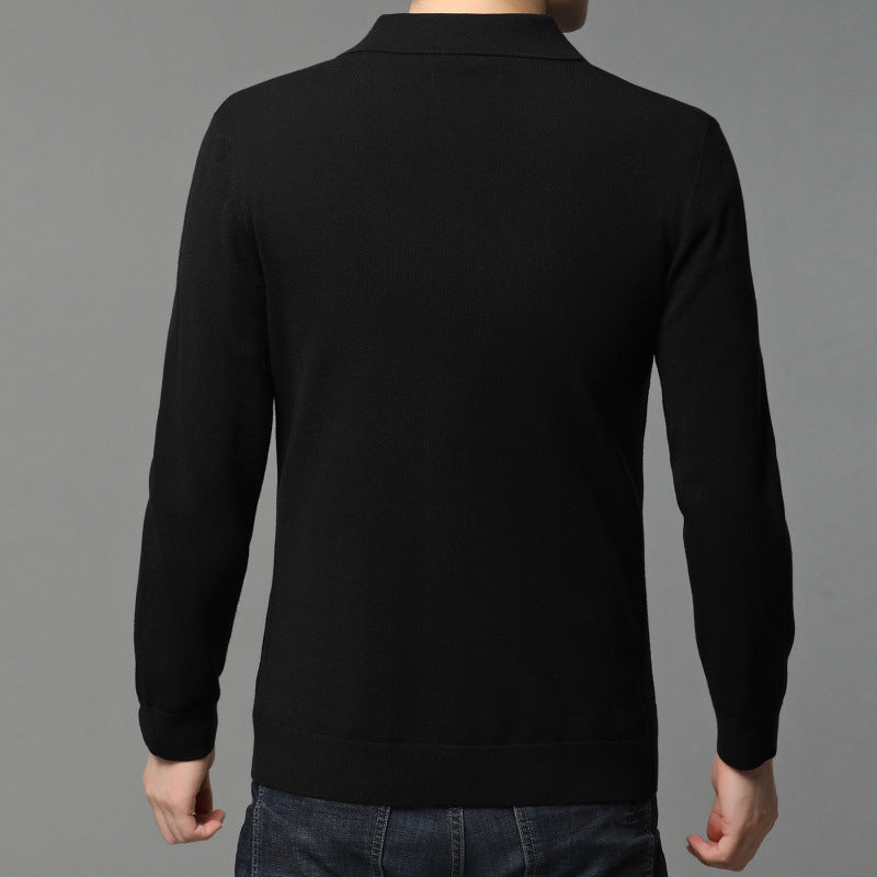 Blazer en tricot pour hommes avec des détails de boutons élégants et des poches pratiques Chic und Stil