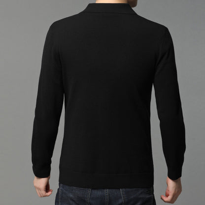Blazer en tricot pour hommes avec des détails de boutons élégants et des poches pratiques Chic und Stil