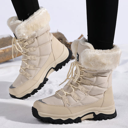 Bottes de randonnée d'hiver pour femmes avec doublure isolante et semelle profilée antidérapante Chic und Stil