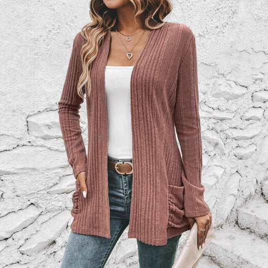 Dames cardigan à long terme Chic und Stil