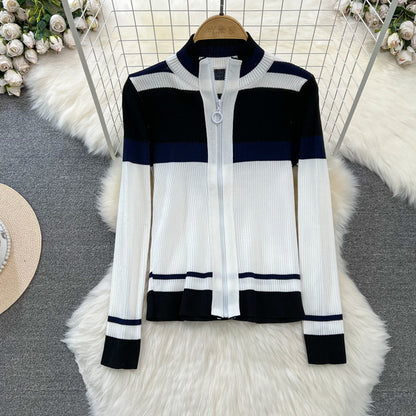 Women sporty cardigan set and flared pants Chic and Style