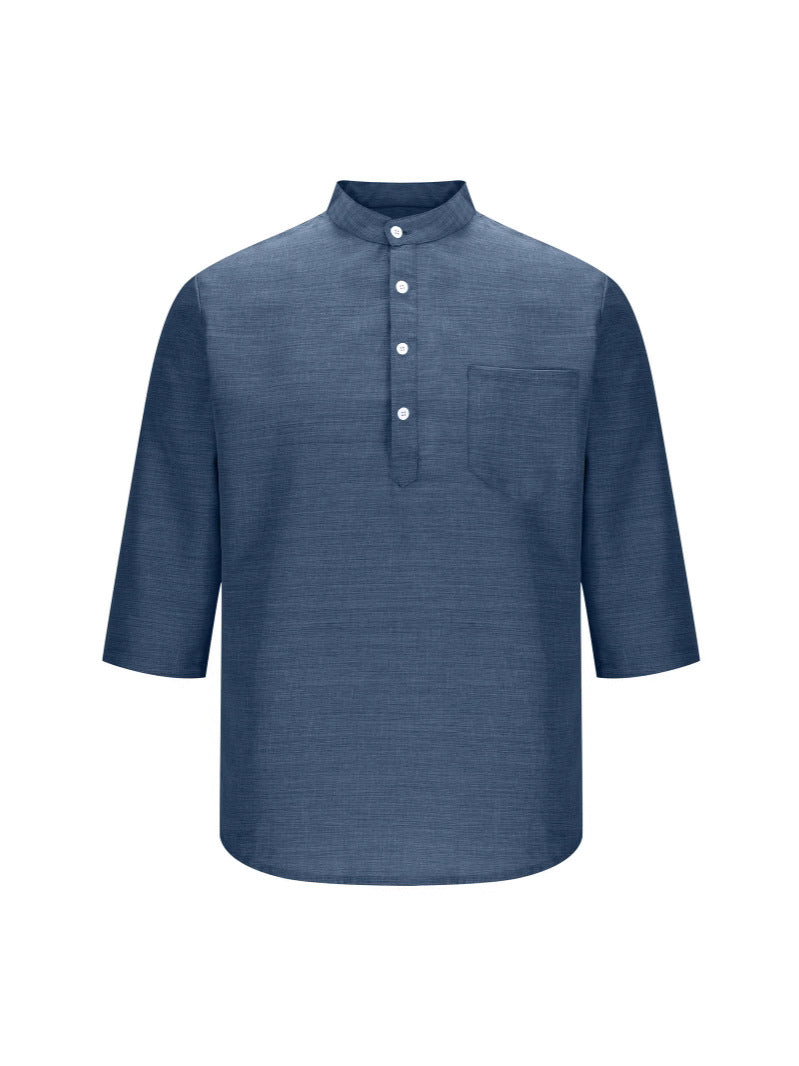 Chemise à carreaux mi-longue pour femme au style élégant Chic und Stil