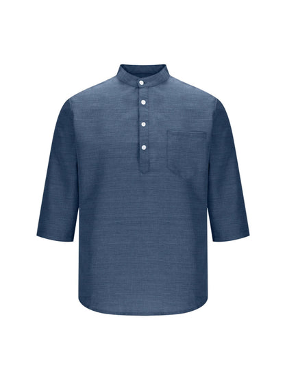 Chemise à carreaux mi-longue pour femme au style élégant Chic und Stil