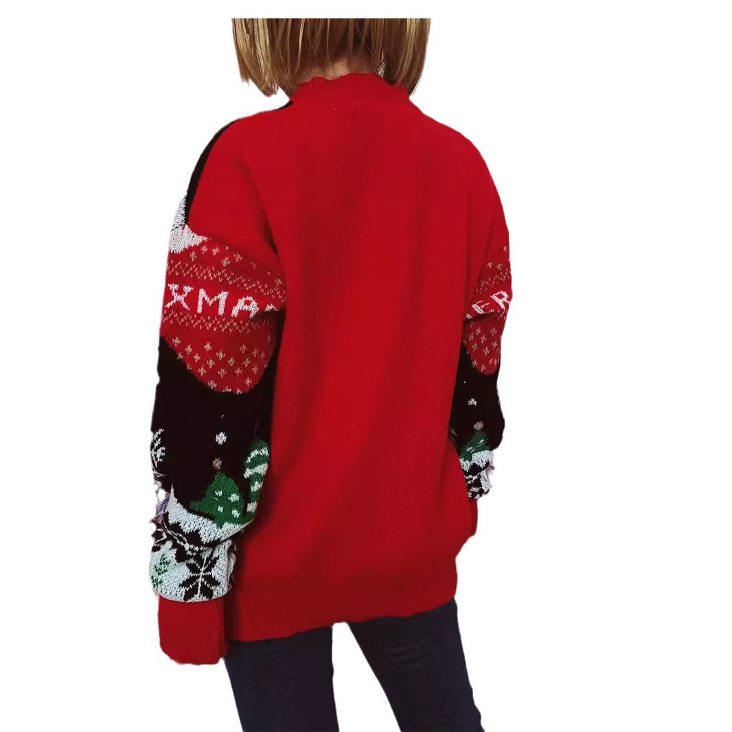 Pull femme de Noël avec design festif et coupe confortable Chic und Stil