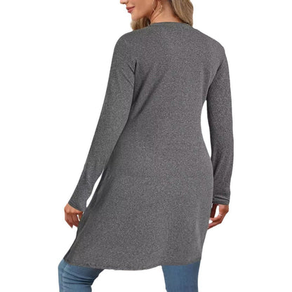 Chemise à manches longues asymétrique pour femmes Chic und Stil