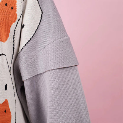 Dame Sweatshirt avec motif de canard créatif et coupe décontractée Chic und Stil