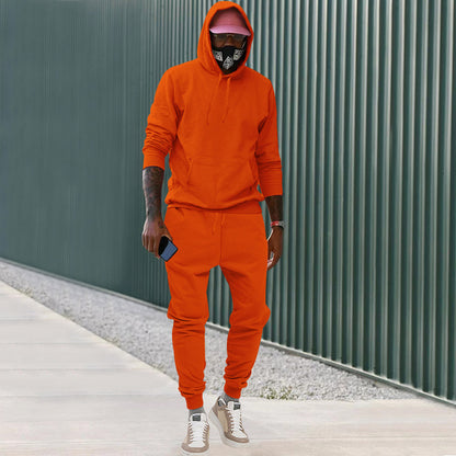 Chic und Stil Men's Casual Set with Hoodie and Jogging Pants