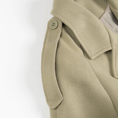 Women's trench coat with double breasted and practical belt Chic and Style