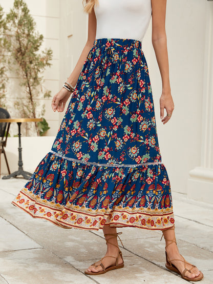 Roc Chic und Stil maxi jupe boho femme