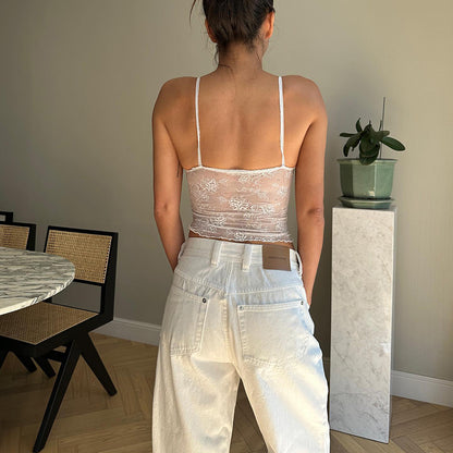 Dames Dentelle Débardeur Chic und Stil