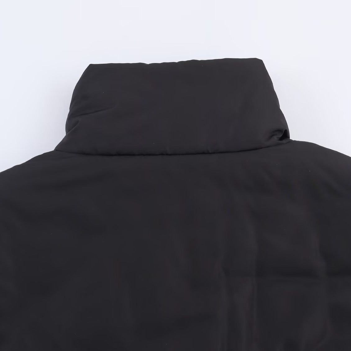 Ladies quilted transitional jacket with high collar and decorative zipper Chic und Stil